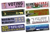 Magnetic Car Bumper Sign - 11.5x3 