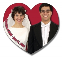 Announcement Magnet - Big Heart Shape (3.25x3) 