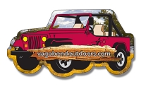 Magnet - Jeep Shape (4.25x2.25) 