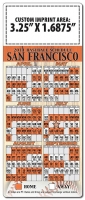 Laminated Baseball Schedules - 3.5x8.5