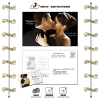Announcement Postcard (8.5x5.25) with Business Card Magnet 