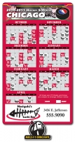 Magnet Sport Schedules - 3.5x6 Hockey Round Corners