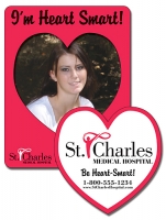 Health Magnet - Picture Frame Heart Punch (3.5x4.5) 