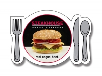 Magnet - Plate & Silverware Shape (2.875x2) 