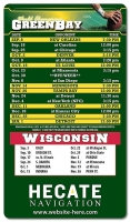 Magnet Sport Schedules - 4x7 Football Round Corners
