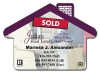 Real Estate Magnet - House Shape (3.5x2.5) 