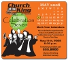 Religious Calendar Magnet - 3.5x4 Round Corners 