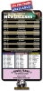 Magnet Sport Schedules - 3.5x6 Football Round Corners