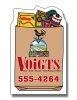 Magnet - Grocery Bag Shape (1.75x2.875) 