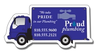 Magnet - Delivery Truck Shape (4.5x2.25) 