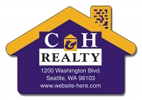Real Estate Magnet - House Shape (2.75x1.875) 